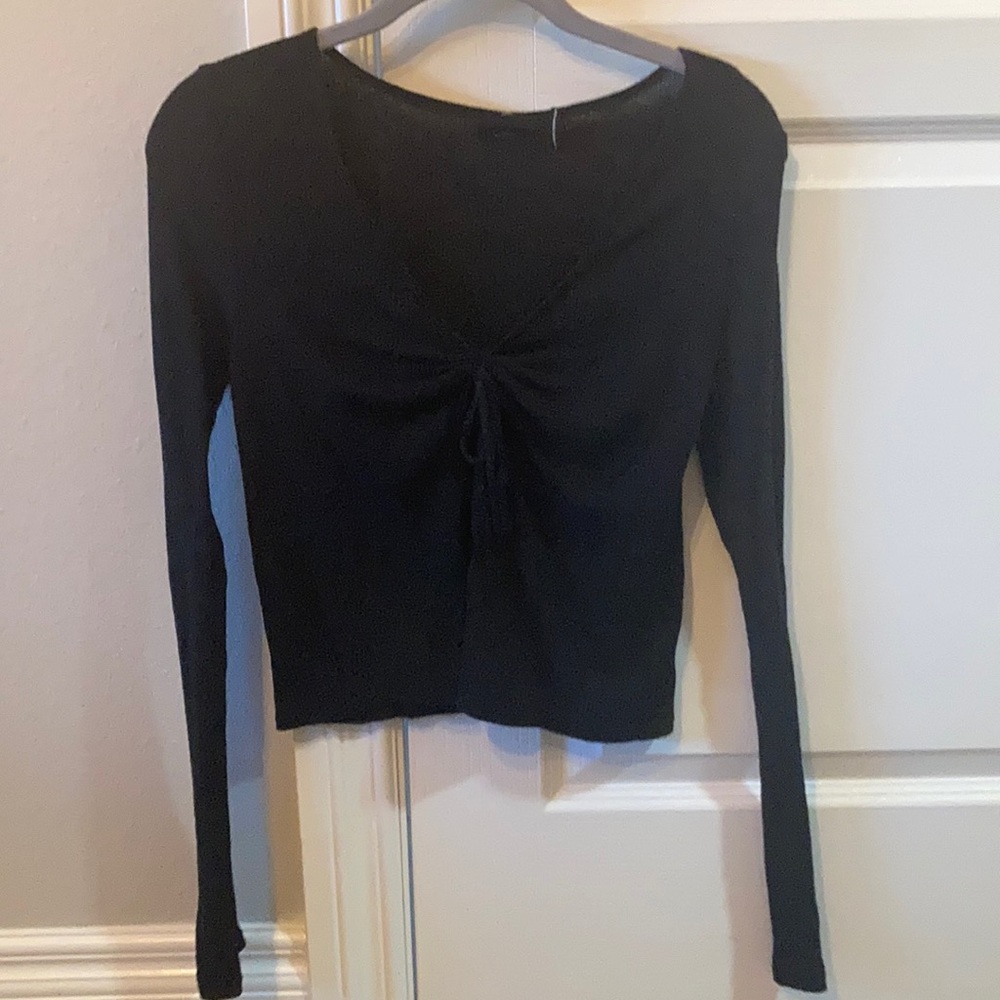 Urban outfitters soft cotton rib long sleeve